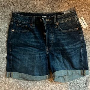 High-Waisted Denim Shorts